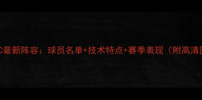 图片 悉尼FC最新阵容：球员名单+技术特点+赛季表现（附高清图片）