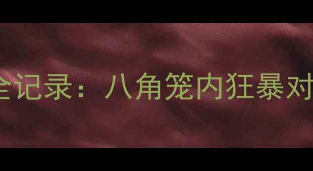 图片 戈洛夫金经典战役全记录：八角笼内狂暴对决与MMA历史性突破