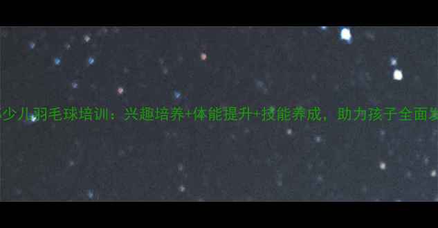 图片 成都少儿羽毛球培训：兴趣培养+体能提升+技能养成，助力孩子全面发展2