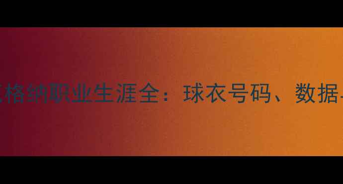 图片 托马斯·瓦格纳职业生涯全：球衣号码、数据与表现分析