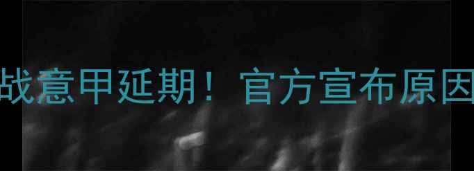 图片 拉齐奥主场战意甲延期！官方宣布原因及最新进展