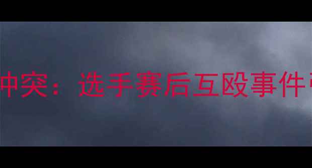 图片 拳击赛事突发冲突：选手赛后互殴事件引发行业反思2