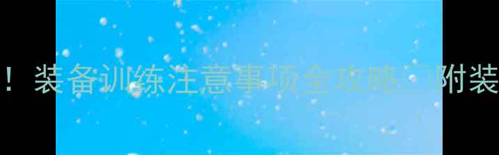 图片 搏击比赛新手必看！装备训练注意事项全攻略✨附装备清单和训练计划