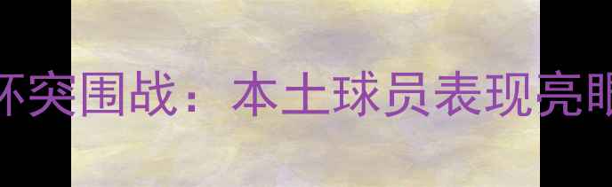 图片 摩洛哥国家队非洲杯突围战：本土球员表现亮眼，青训体系成关键