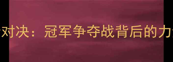 图片 日本健美混双赛事巅峰对决：冠军争夺战背后的力量美学与东方美学融合