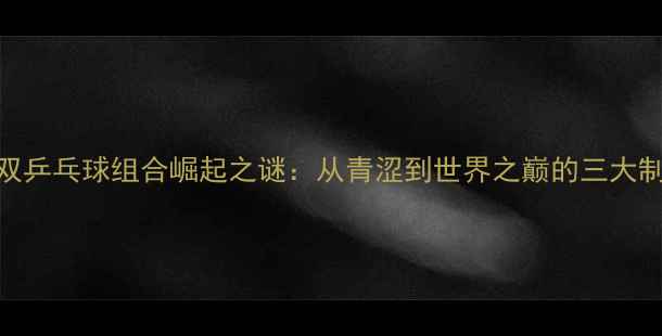 图片 日本男双乒乓球组合崛起之谜：从青涩到世界之巅的三大制胜法则