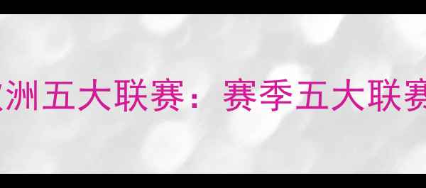 图片 日本留洋球员闪耀欧洲五大联赛：赛季五大联赛日籍球员数据报告1
