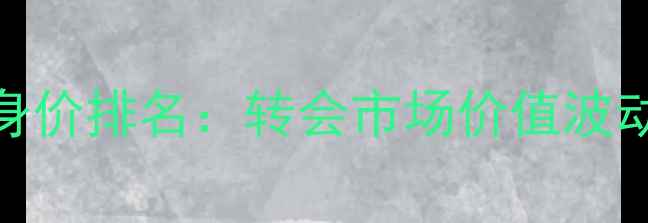 图片 时间杯球员身价排名：转会市场价值波动与未来趋势