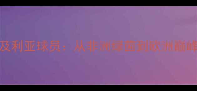 图片 曼城队阿尔及利亚球员：从非洲绿茵到欧洲巅峰的逆袭之路