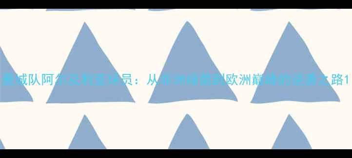 图片 曼城队阿尔及利亚球员：从非洲绿茵到欧洲巅峰的逆袭之路1
