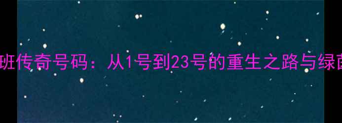 图片 曼联92班传奇号码：从1号到23号的重生之路与绿茵人生2