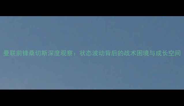图片 曼联前锋桑切斯深度观察：状态波动背后的战术困境与成长空间