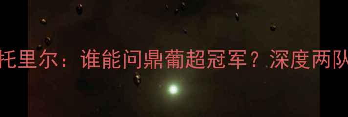 图片 本菲卡vs埃斯托里尔：谁能问鼎葡超冠军？深度两队争冠关键因素