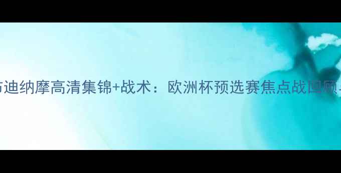 图片 本菲卡vs布迪纳摩高清集锦+战术：欧洲杯预选赛焦点战回顾与深度分析