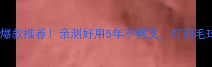 图片 李宁尼龙羽毛球爆款推荐！亲测好用5年不劈叉，打羽毛球必看选购指南1