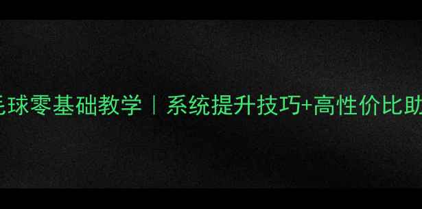 图片 桂林羽毛球零基础教学｜系统提升技巧+高性价比助教推荐2