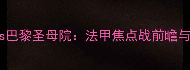 图片 梅斯vs巴黎圣母院：法甲焦点战前瞻与深度2