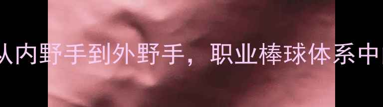 图片 棒球球员分类全：从内野手到外野手，职业棒球体系中的角色与战术价值1
