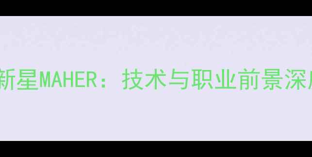 图片 欧洲杯新星MAHER：技术与职业前景深度剖析1