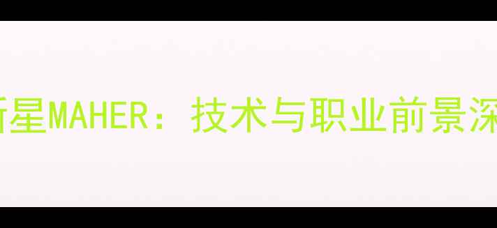 图片 欧洲杯新星MAHER：技术与职业前景深度剖析2