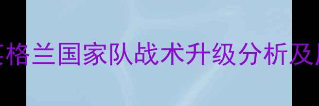 图片 欧洲杯预选赛：英格兰国家队战术升级分析及历史表现深度解读