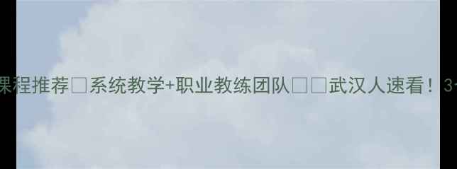 图片 武汉专业羽毛球培训课程推荐🏸系统教学+职业教练团队👨🏫武汉人速看！3个月从零到能打比赛2
