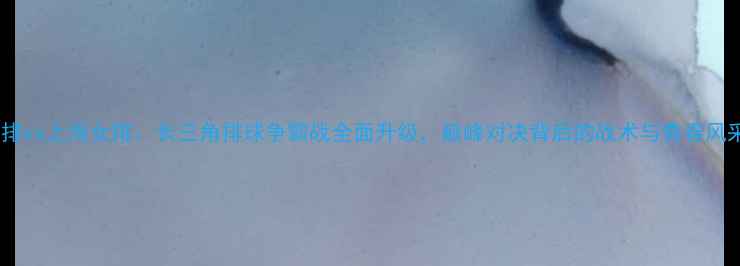 图片 江苏女排vs上海女排：长三角排球争霸战全面升级，巅峰对决背后的战术与青春风采深度1