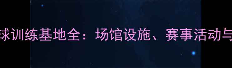 图片 沈阳辽宁羽毛球训练基地全：场馆设施、赛事活动与职业发展指南