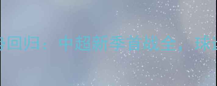 图片 河南建业主场强势回归：中超新季首战全，球迷热情点燃绿茵场