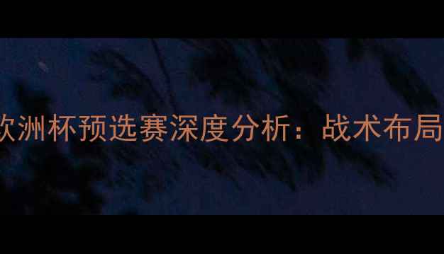 图片 波兰vs瑞典欧洲杯预选赛深度分析：战术布局与胜负关键2