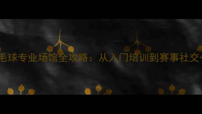 图片 济南泰山饭店羽毛球专业场馆全攻略：从入门培训到赛事社交一站式解决方案2