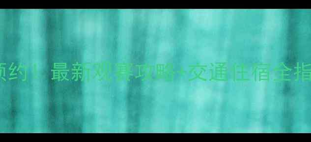 图片 深圳足球比赛门票免费预约！最新观赛攻略+交通住宿全指南（附赠观赛小贴士）1