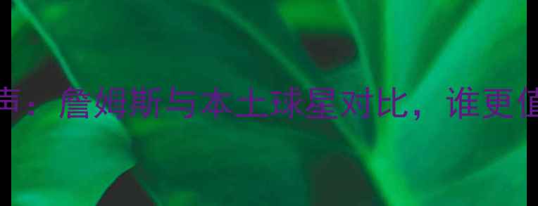 图片 深度CBA球员集体发声：詹姆斯与本土球星对比，谁更值得年轻球员学习？1