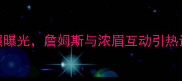 图片 湖人全明星阵容大！高清大合照曝光，詹姆斯与浓眉互动引热议，新赛季争冠路线图首次公开