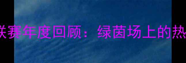 图片 湖南足球联赛年度回顾：绿茵场上的热血与荣耀1