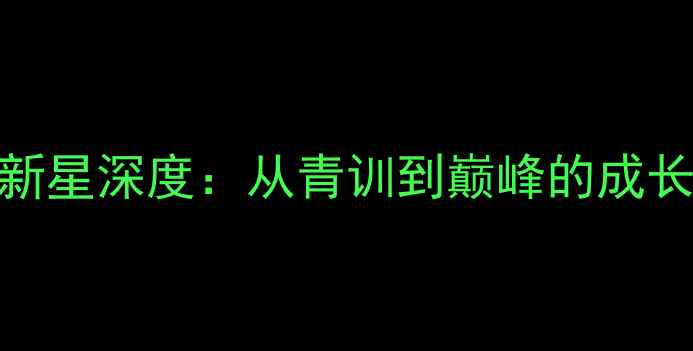 图片 潜力新星深度：从青训到巅峰的成长之路