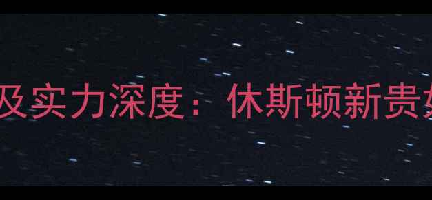 图片 火箭队球员名单及实力深度：休斯顿新贵如何冲击西部？1