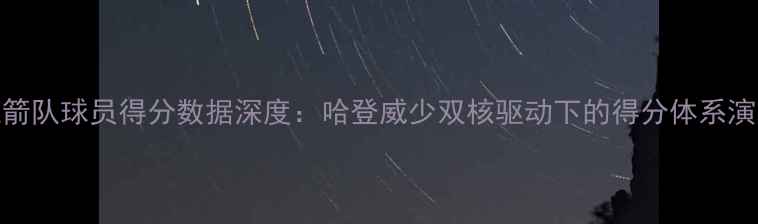 图片 火箭队球员得分数据深度：哈登威少双核驱动下的得分体系演变