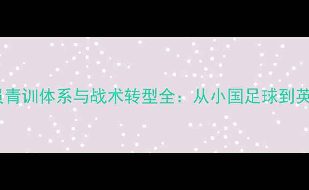 图片 热刺队冰岛球员青训体系与战术转型全：从小国足球到英超劲旅的启示1