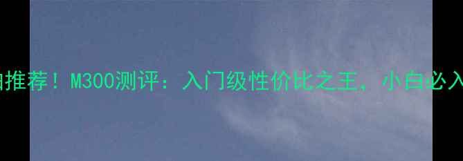 图片 爆款羽毛球拍推荐！M300测评：入门级性价比之王，小白必入的实战利器2