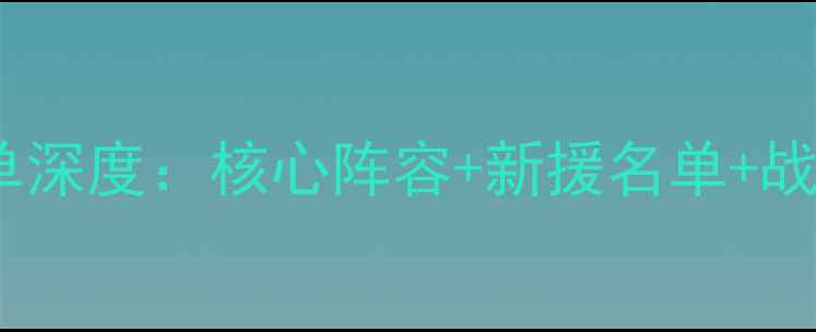 图片 猛龙队球员名单深度：核心阵容+新援名单+战术体系全曝光1