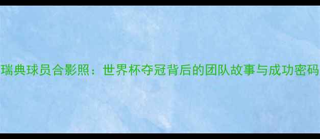 图片 瑞典球员合影照：世界杯夺冠背后的团队故事与成功密码