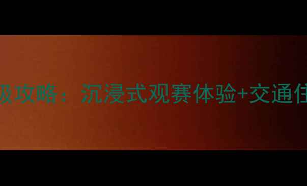 图片 看巴萨现场比赛保姆级攻略：沉浸式观赛体验+交通住宿+球迷装备全指南1