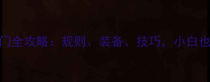 图片 美式乒乓球入门全攻略：规则、装备、技巧，小白也能轻松上手！