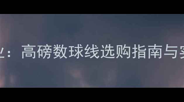 图片 羽毛球98线专业：高磅数球线选购指南与实战应用全攻略