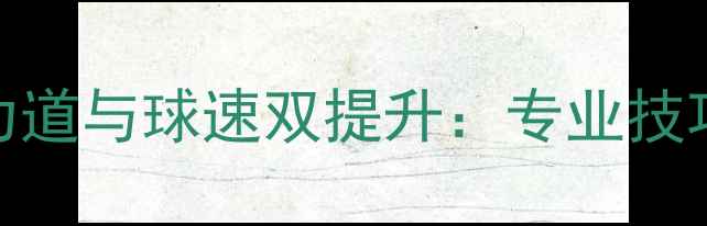 图片 羽毛球击球力道与球速双提升：专业技巧与训练指南