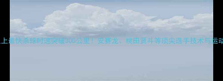 图片 羽毛球史上最快杀球时速突破300公里！安赛龙、桃田贤斗等顶尖选手技术与运动员数据2