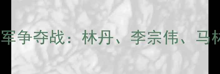 图片 羽毛球女单世界排名与冠军争夺战：林丹、李宗伟、马林、张宁等传奇队员回顾2
