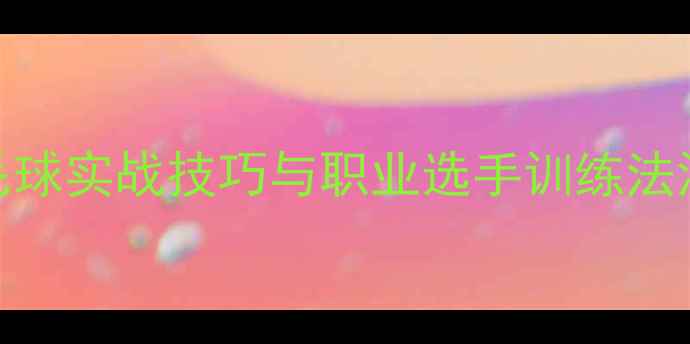 图片 羽毛球实战技巧与职业选手训练法深度