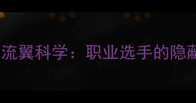 图片 羽毛球导流翼科学：职业选手的隐蔽训练法1